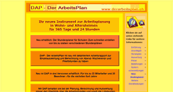 Desktop Screenshot of derarbeitsplan.ch